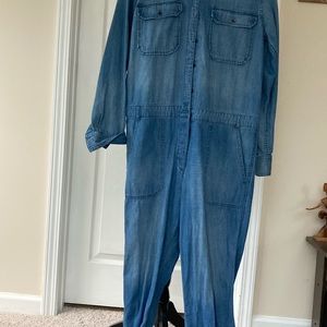Women’s size medium denim jumpsuit